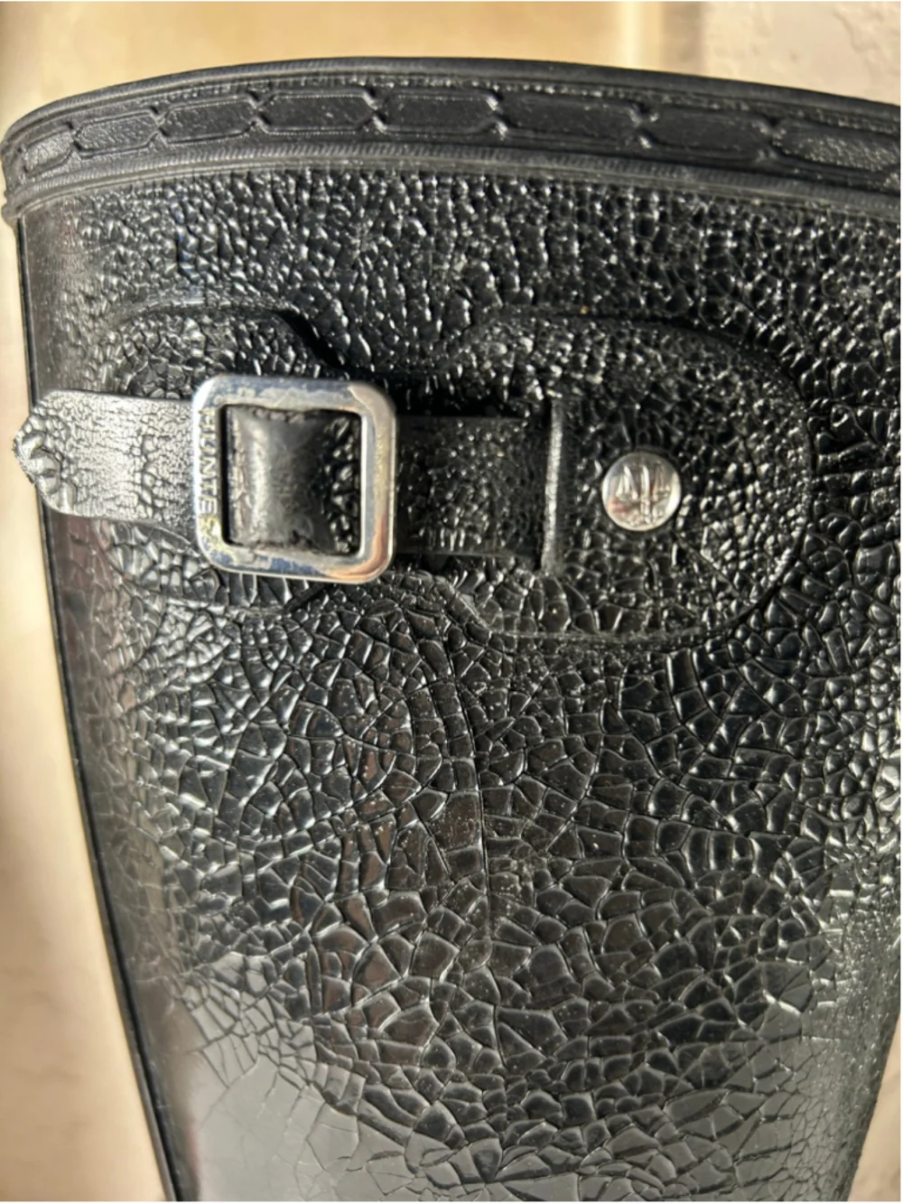 Girls Hunter Rain Boots Size 2 Black